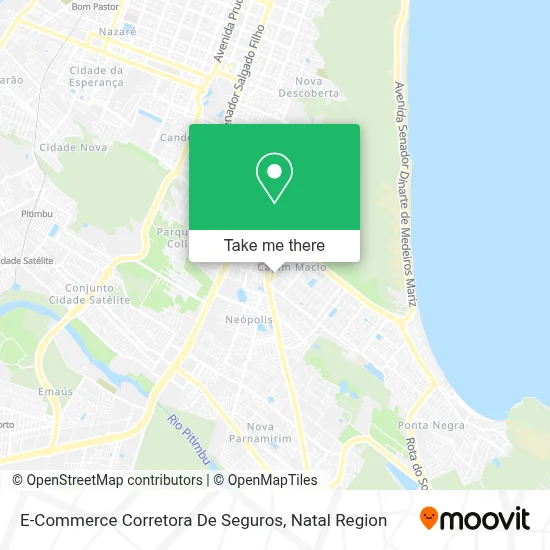 E-Commerce Corretora De Seguros map