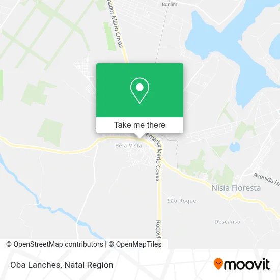Oba Lanches map