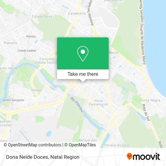 Dona Neide Doces map
