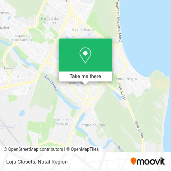 Loja Closets map