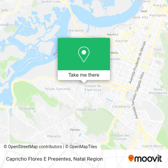 Capricho Flores E Presentes map