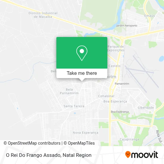 O Rei Do Frango Assado map