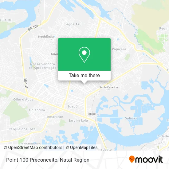 Point 100 Preconceito map