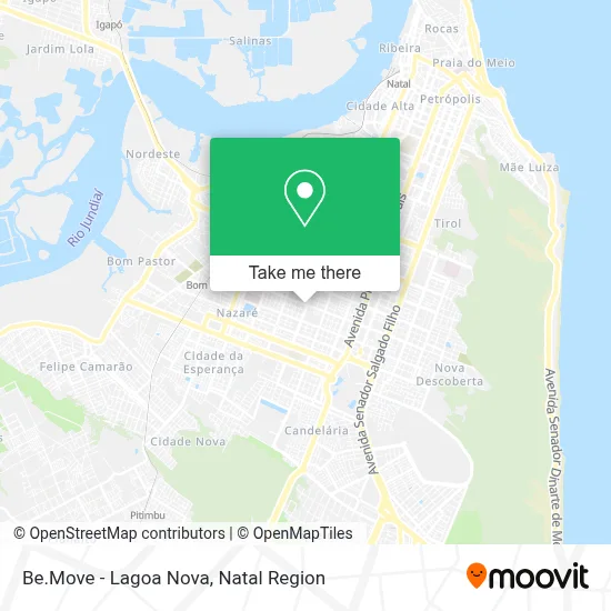Be.Move - Lagoa Nova map