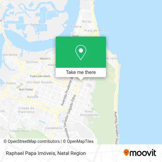 Raphael Papa Imóveis map
