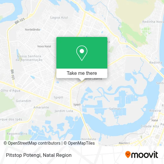 Pitstop Potengi map