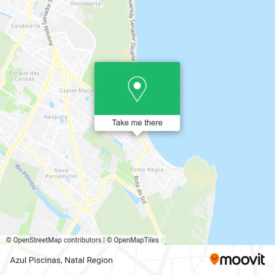 Azul Piscinas map