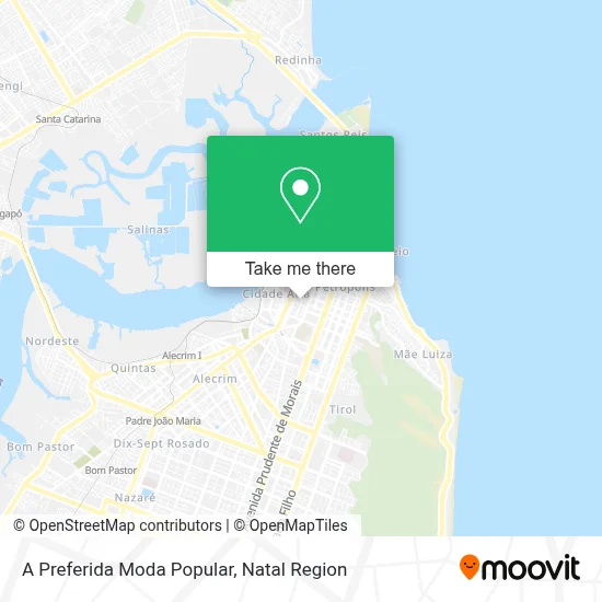 A Preferida Moda Popular map