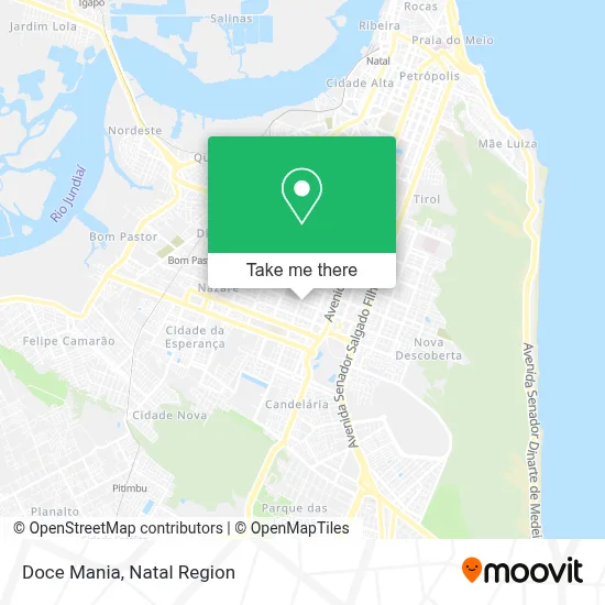 Doce Mania map