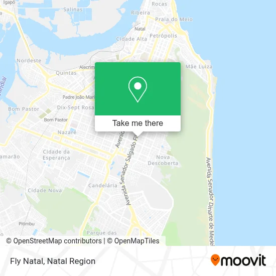 Fly Natal map