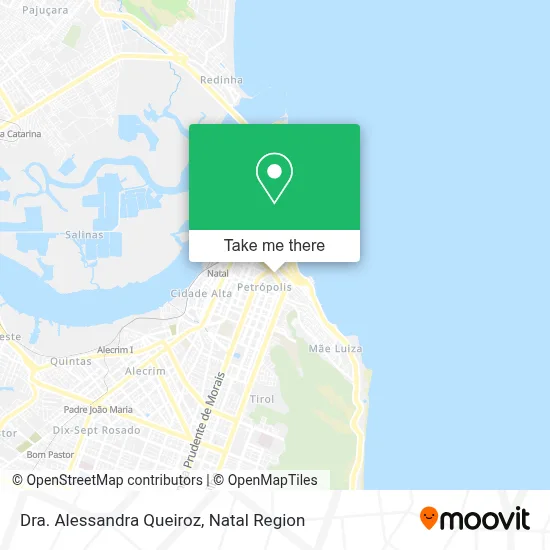 Dra. Alessandra Queiroz map