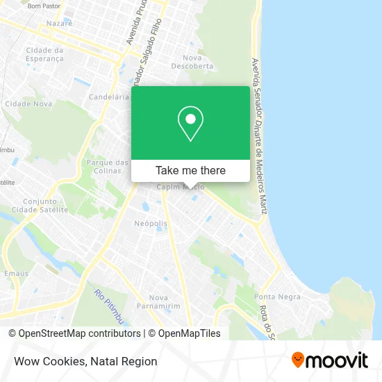 Wow Cookies map