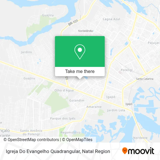 Igreja Do Evangelho Quadrangular map