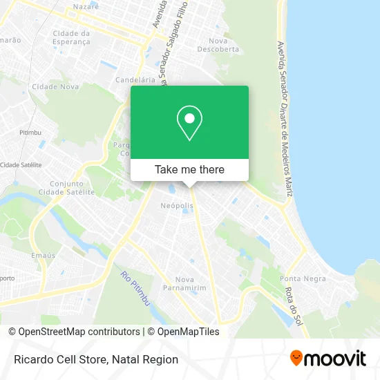 Ricardo Cell Store map
