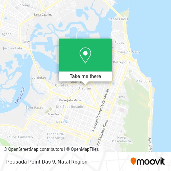 Pousada Point Das 9 map