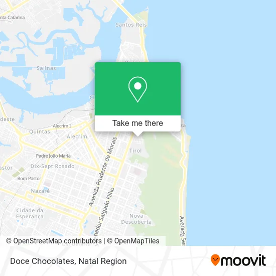 Doce Chocolates map