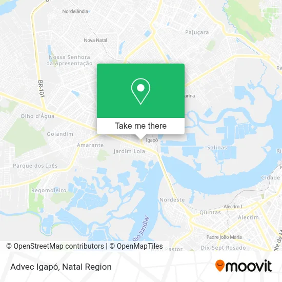 Advec Igapó map