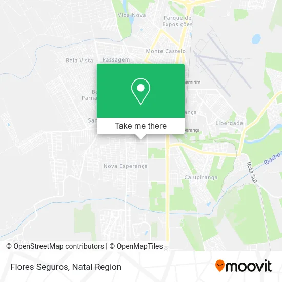 Flores Seguros map