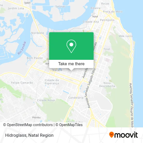 Hidroglass map