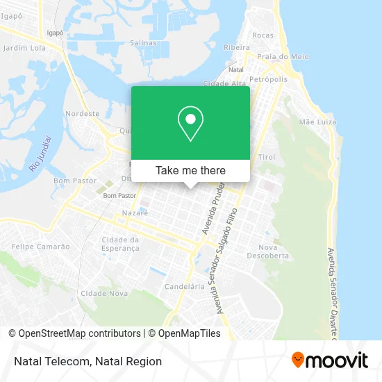 Natal Telecom map