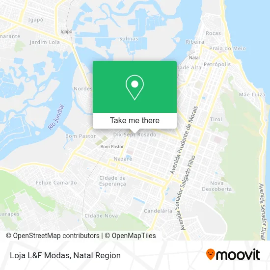 Loja L&F Modas map