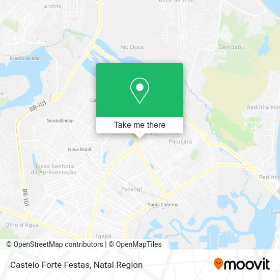 Castelo Forte Festas map
