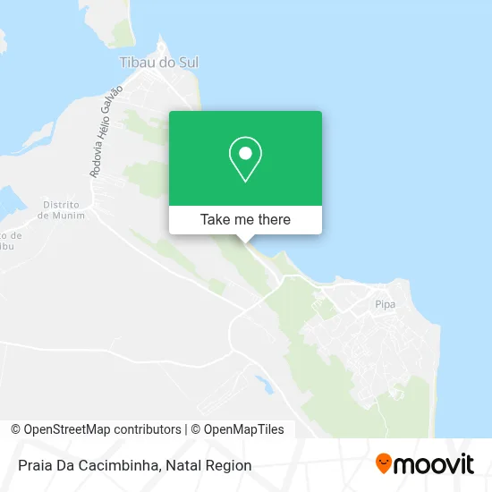 Praia Da Cacimbinha map