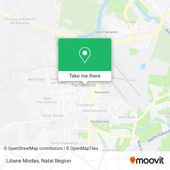 Liliane Modas map