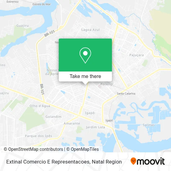 Extinal Comercio E Representacoes map