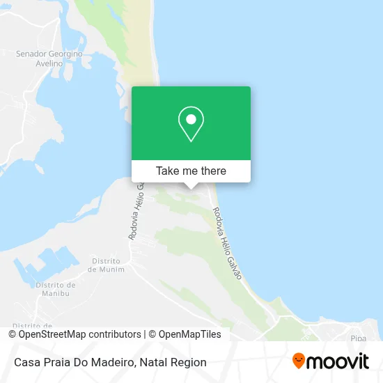 Casa Praia Do Madeiro map