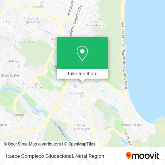 Itaece Complexo Educacional map