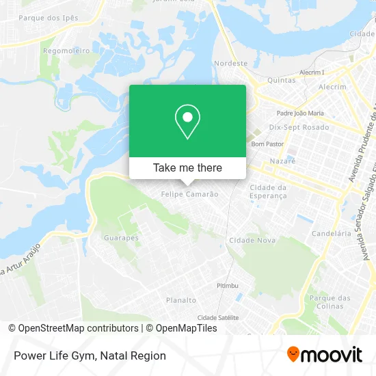 Power Life Gym map
