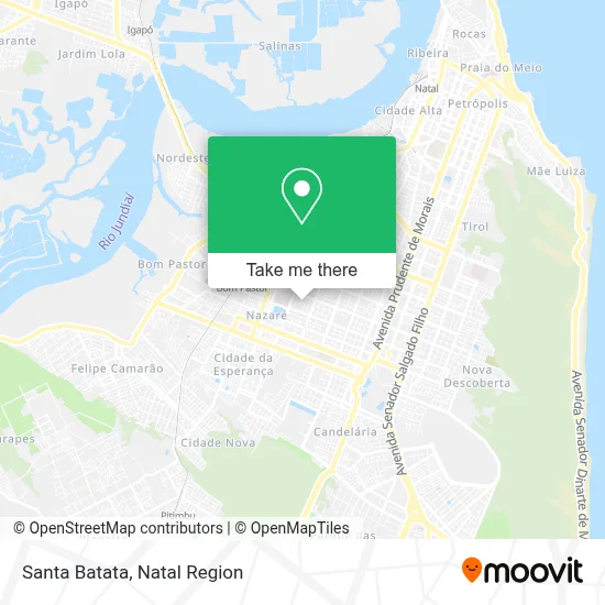 Santa Batata map