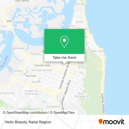Hello Beauty map