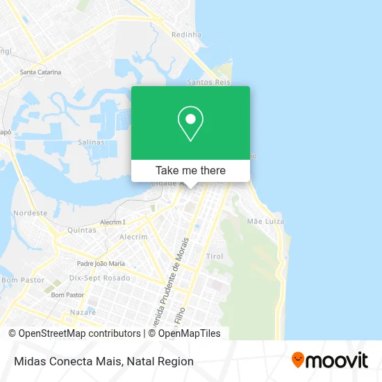 Midas Conecta Mais map