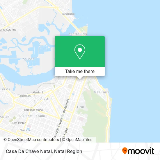 Casa Da Chave Natal map