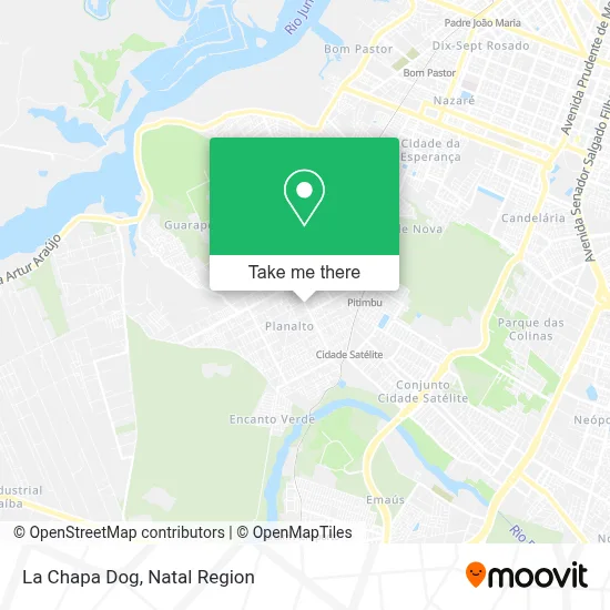 La Chapa Dog map