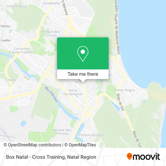 Box Natal - Cross Training map