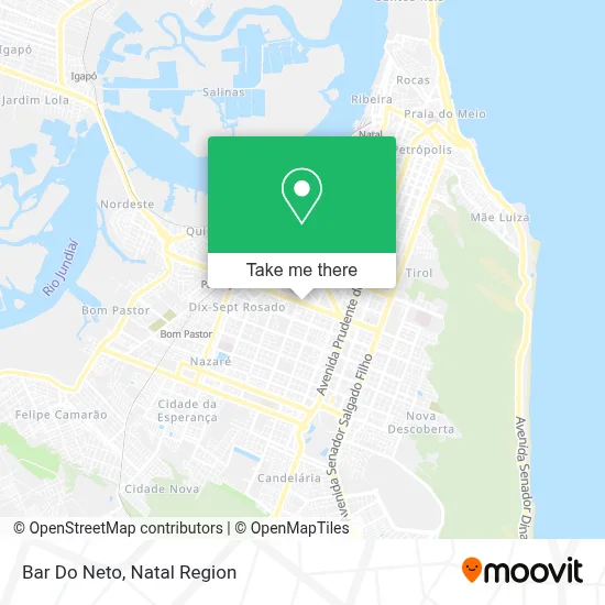 Bar Do Neto map