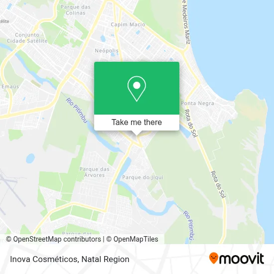 Inova Cosméticos map