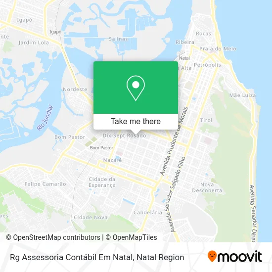 Rg Assessoria Contábil Em Natal map