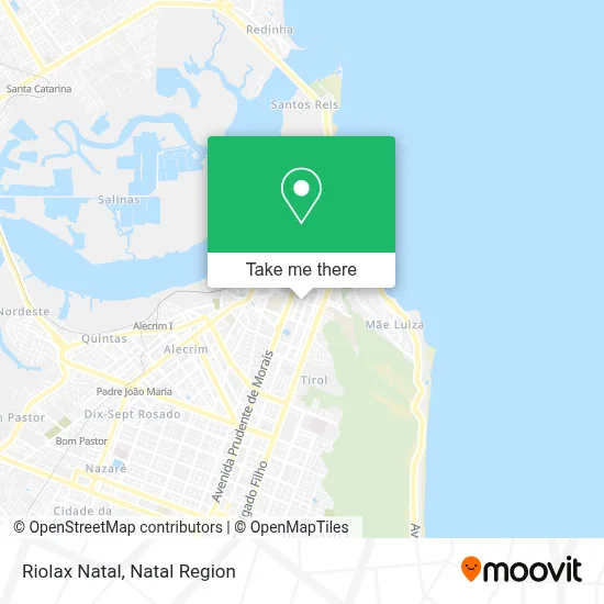 Riolax Natal map