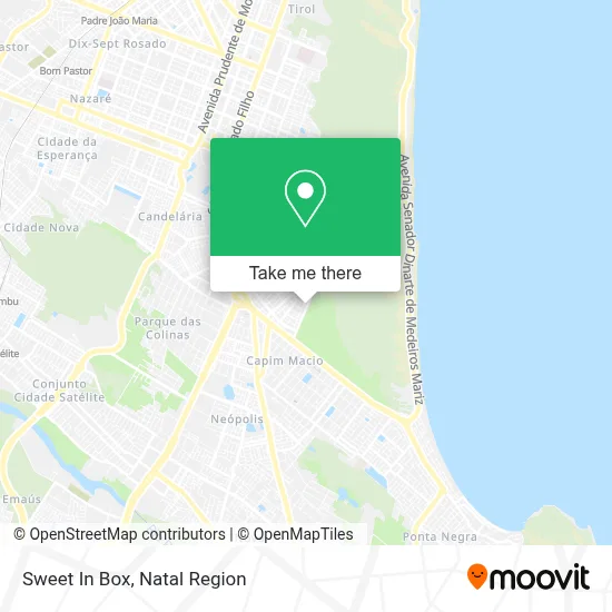 Sweet In Box map