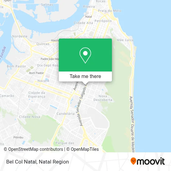 Bel Col Natal map