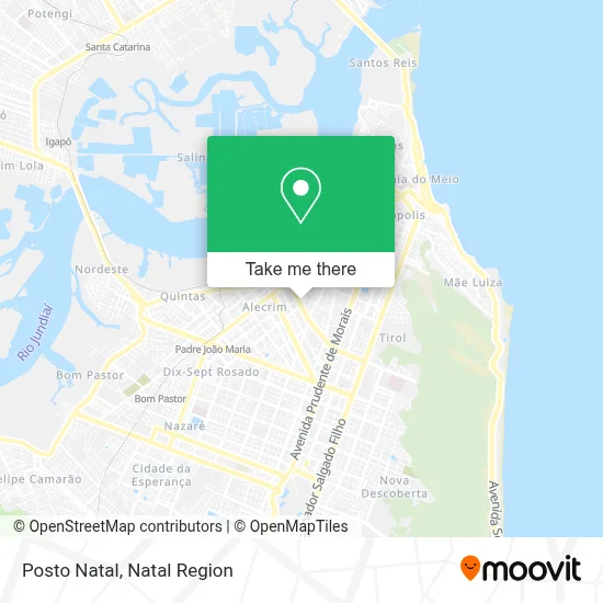 Posto Natal map