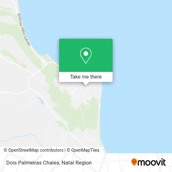 Dois Palmeiras Chales map