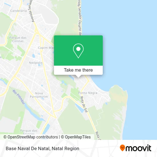 Base Naval De Natal map
