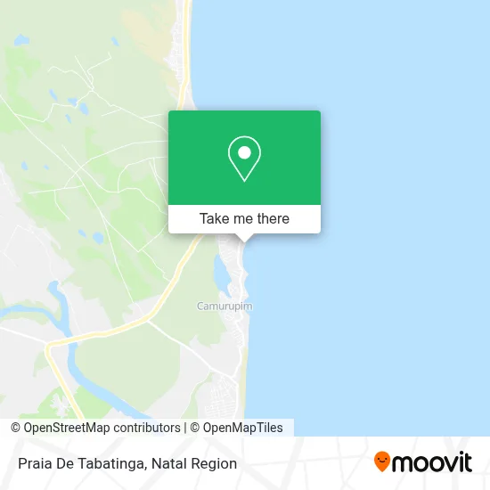 Praia De Tabatinga map