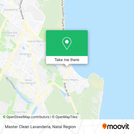 Master Clean Lavanderia map