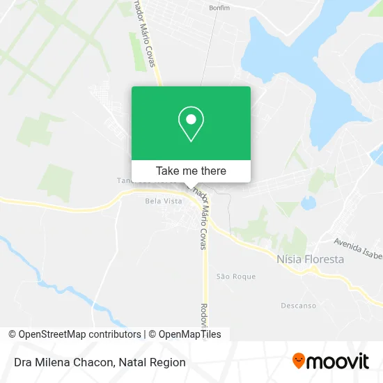 Dra Milena Chacon map
